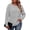03 Gray, variant on Women's Plus Size Fall Tops Crew Neck Long Sleeve Shirts for Women Work Blouses Knit Tops Pullover Sweaters XL-5XL
