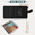 thumbnail image 3 of Small Wallet For Women Bifold Leather Pocket Coin Credit Card Holder With RFID Blocking Capybara, 3 of 6