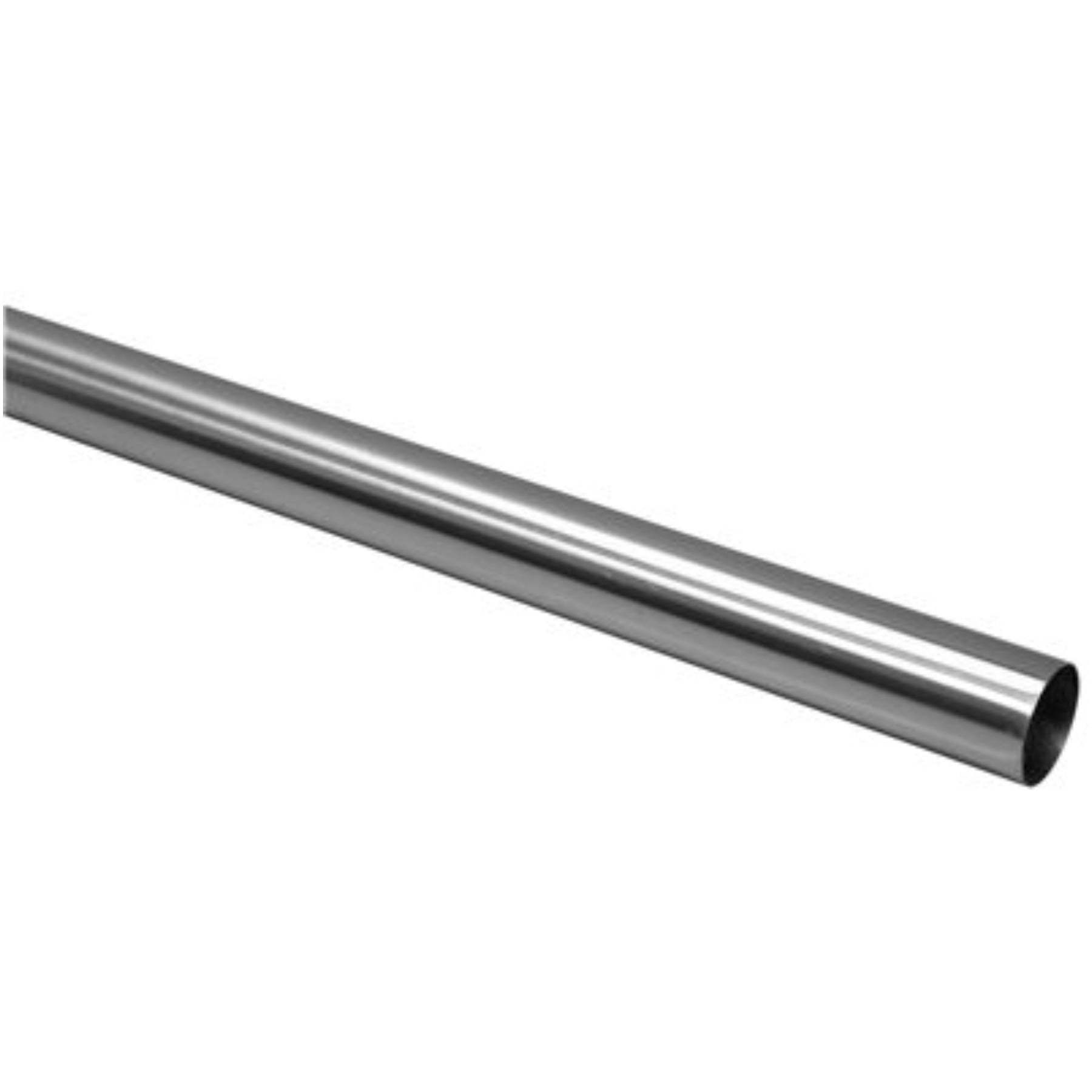 PREMIER® ALUMINUM SHOWER ROD, 5 FT., WITH CHROME JIFFY FLANGE per 9