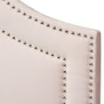 thumbnail image 2 of Baxton Studio Avignon Velvet and Wood Queen Headboard in Light Pink, 2 of 8