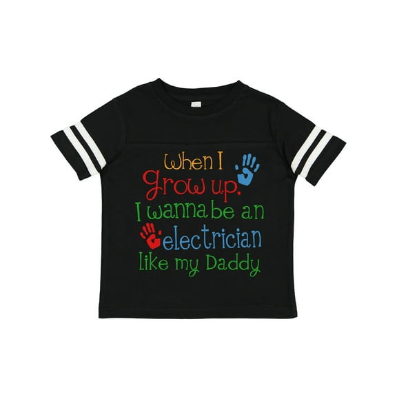 Inktastic Electrician Like Daddy Boys or Girls Toddler T-Shirt