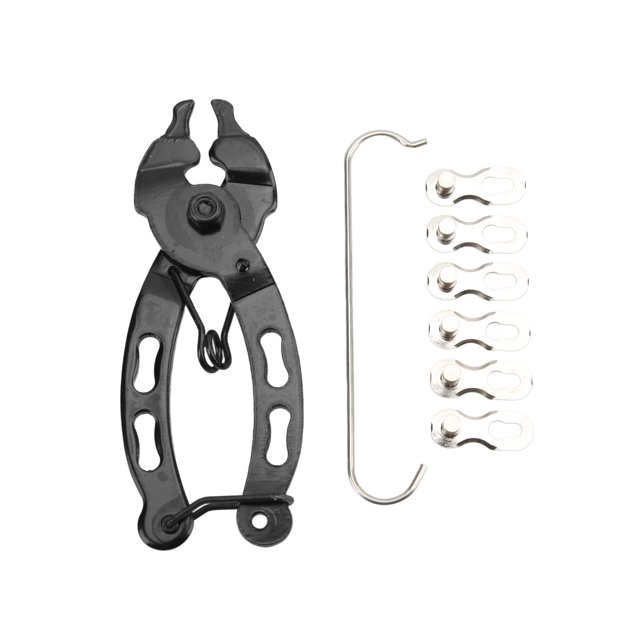 Alicates para cadena de bicicleta, mini kit de reparación de cadena de bicicleta 5 en 1, alicates para bicicleta compactos y ligeros