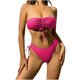 thumbnail image 1 of Underwire Trajes de Baño para las Mujeres Color Sólido Dos Piezas de Cintura Alta, Delgado Y Sexy Trajes de Baño de Bikini para Mujeres, 1 of 6
