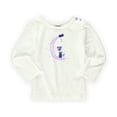 thumbnail image 1 of Gymboree Girls Bright Like A Star Graphic T-Shirt, color hueso, 6-12 meses, 1 of 2