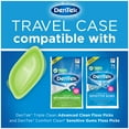 DenTek Floss Picks + Case OnTheGo Mint Flosser, Colors May Vary 12 ea