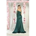 thumbnail image 2 of May Queen MQ2003 Juniors Womens One Off Shoulder Long Sleeve Pageant Evening Dress, 2 of 8