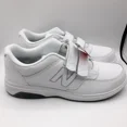 thumbnail image 1 of New Balance 813V1 White Sneakers-MENS Size 7-Hook & Loop Leather Casual Shoe, 1 of 6