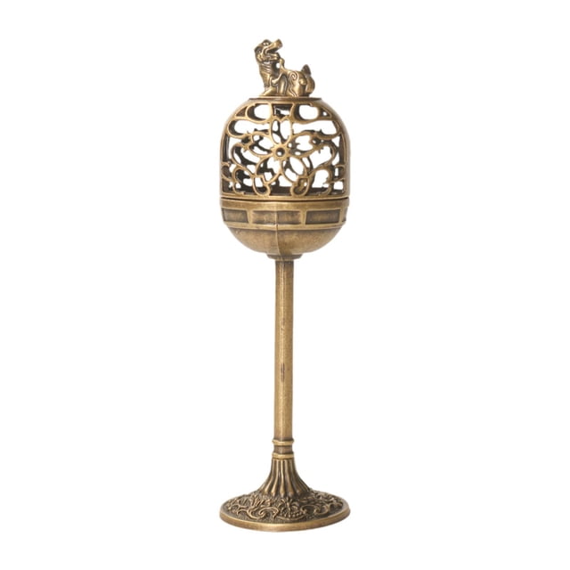 Escultura de mesa para té, miniatura para quemar incienso, bonito accesorio hecho a mano. un animal salvaje