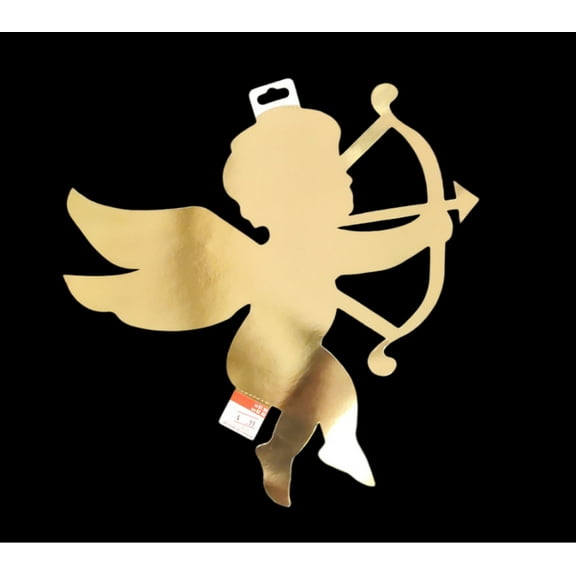 Golden Cupid Valentine's Day Decor 12x12 in