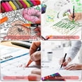 thumbnail image 2 of Nvzi Dual Tip Brush pen, Watercolor Pen Set, 24 Color Double Ended Painting Pen, Fine line art Marker pen, Water Based Highlighter, Used for Outline, Drawing, Calligraphy and Coloring Books., 2 of 5