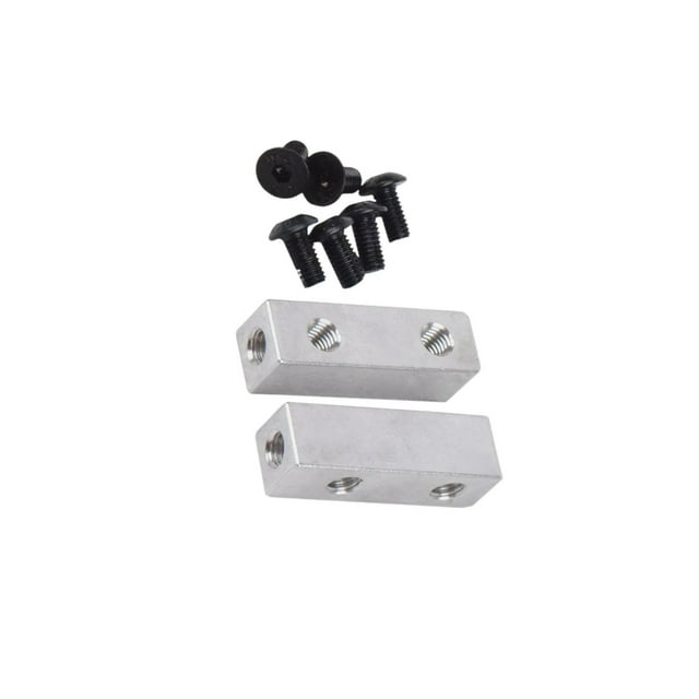 ZLight 2Pcs RC Servo Mount Easy to Install Accessory DIY for 1/10 CW01 Model RC Car Silver for 1/10 RC car
