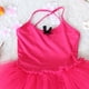thumbnail image 4 of Vestido de Fiesta de Navidad para Niñas Verano Correa de Color Sólido Vestido de Rendimiento para Niños Material Suave Manga Corta para Dormir Vestido de Navidad de Ocio Diario Niña Bebé, 4 of 5