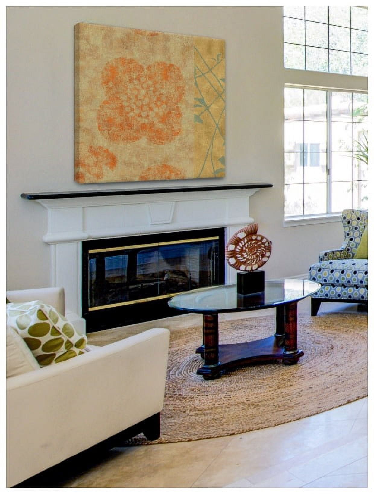 "Panel 4" Painting Print on Wrapped Canvas