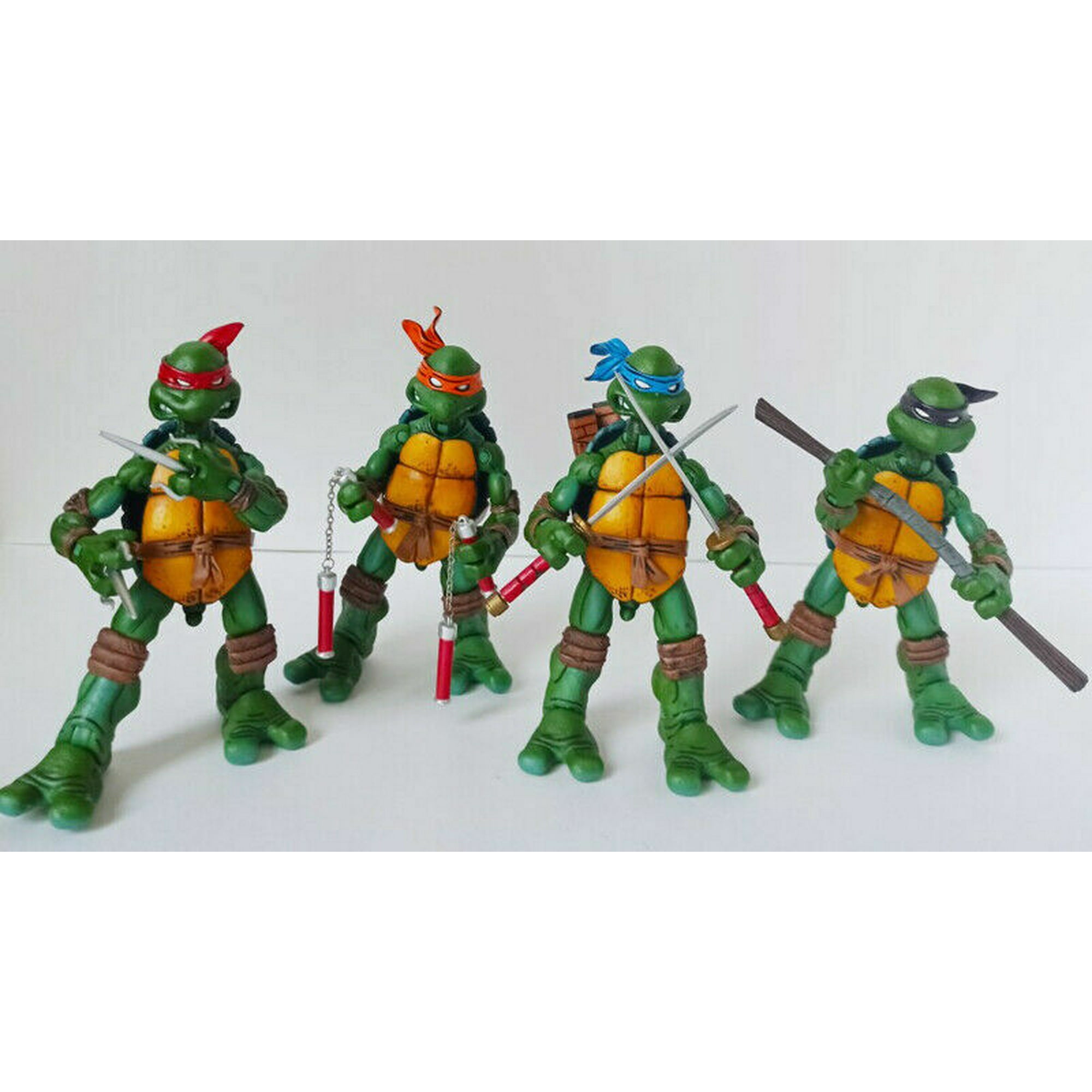 J&G TMNT Toys Set - 4 PCS Ninja Turtles Action Figures, Teenage