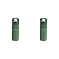 thumbnail image 3 of Yuarrent Cajas de almacenamiento de pastillas para el hogar Pastillero de aleación de aluminio Contenedor organizador de transporte de tabletas Verde 2piezas, 3 of 6