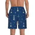 thumbnail image 3 of Naloa Lighthouses and Anchors Men's Beach Shorts, Surfing shorts, Swim trunks, Quick Dry Swim Trunks for Surfing Beach Fun - 3X-Large, 3 of 9