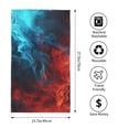 thumbnail image 2 of Kdxio Hand Towel Red And Blue Fire for Bathroom Kitchen Fingertip Bath Towels 27.5 x 16 Inch Home Hotel Gym Laundry Room, 2 of 5