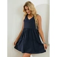 thumbnail image 6 of Summer Dresses for Women Beach Tshirt Sundress Sleeveless Casual Loose Tank Female Dress, 6 of 8