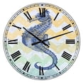 thumbnail image 1 of DesignArt Chevron-sea horse-7914 Large Wall Clock, 1 of 2