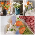 thumbnail image 5 of Artificial Poppy Silk Flowers with Long Stems for Home Decor and Wedding. Faux Poppy Flowers. Artificial Poppy Flower Arrangement and Table Centerpiece. Silk Flower for Room Decor, 5 of 7