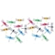 thumbnail image 1 of 20pcs Luminous Simulation Dragonflies Pin Type Dragonfly Decor Flower Arranging Accessories for Curtain Flower Pot (Mixed Colors), 1 of 3