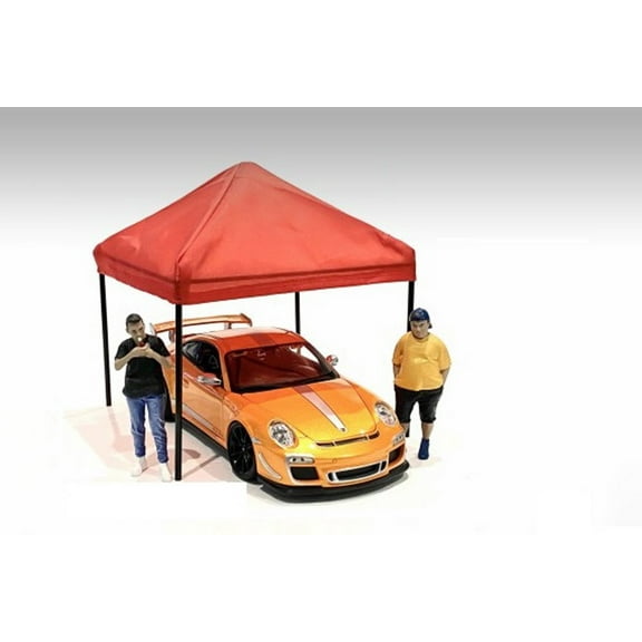 Canopy Set, Black - American Diorama 38348 - 1/24 scale Figurine - Diorama Accessory