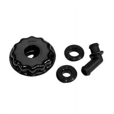 Scott Drake D1AZ-6766-A 1970-1973 Oil Cap With PCV Elbow Black