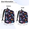 thumbnail image 2 of Easygdp Cartoon Dinosaur Mochila de Lona Resistente para Laptop, Compatible con Laptops de 15 a 17 pulgadas, Ideal para Escuela, Trabajo y Viajes-Medium, 2 of 5