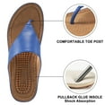 thumbnail image 3 of Ablanczoom Sandals Womens Flip Flops Non-Slip Comfortable Massage Insole Wedge Shoes, 3 of 6