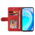 thumbnail image 5 of Compatible OnePlus Nord CE 2 LITE Case, Leather Wallet Case Stand View Magnetic Clasp Book Flip Folio Phone Cover - Red, 5 of 5