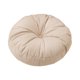 thumbnail image 4 of Cojín redondo de suelo para asientos de interior, cojín versátil para sofá, silla, cama o coche. Beige, 4 of 9