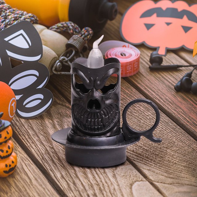 Fiudx Ofertas relámpago del día, solo en línea Linterna de calabaza de Halloween, luz de noche brillante, decoración de casa embrujada, bar, noche, jardín de infantes, escena de vela, accesorios