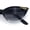 Black - Smoke, variant on Retro Glam Rhinestone Cat Eye Sunglasses UV400 Gradient / Black