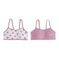 thumbnail image 3 of Shadoumai Seamless Training Bras for Girls 7-12 Soft First Bra, Adjustable Girls Cami Bra Longline Crop-Double-Layer Lined,Sports Bras for Girls 7-8, 3 of 6