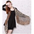 thumbnail image 3 of Bufanda larga de gasa y seda con estampado de leopardo para mujer, suave, para el cuello, chal, estola, accesorio de ropa, 3 of 5
