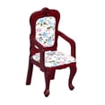thumbnail image 2 of Siruishop Chaise de Maison de Poupée Design Rétro Artificiel Mini pour Cuisine Paysage Maison de Poupée Rouge Brun, 2 of 8