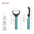 thumbnail image 2 of Juego de peladores KitchenAid Universal, juego de 2 unidades, color Aqua Sky, 2 of 5