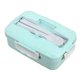 thumbnail image 2 of Boîte à lunch multi-compartiments écologique, portable, boîte à bento pour étudiants, maison, école, bureau, vert, 2 of 4