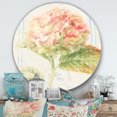 thumbnail image 2 of Designart « Floursack Florals VIII » Art Mural Rond en Métal Style Ferme - Disque de 36, 2 of 5