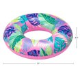 thumbnail image 4 of Bluescape Pink Tropical Inflatable Swim Tube Pool Float, for Kids & Adults, Age 9 & up, Unisex, 4 of 6