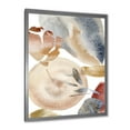 thumbnail image 2 of Designart 'Abstract With Red Pink Gold and Beige Spots Pastel' Modern Framed Art Print, 2 of 4