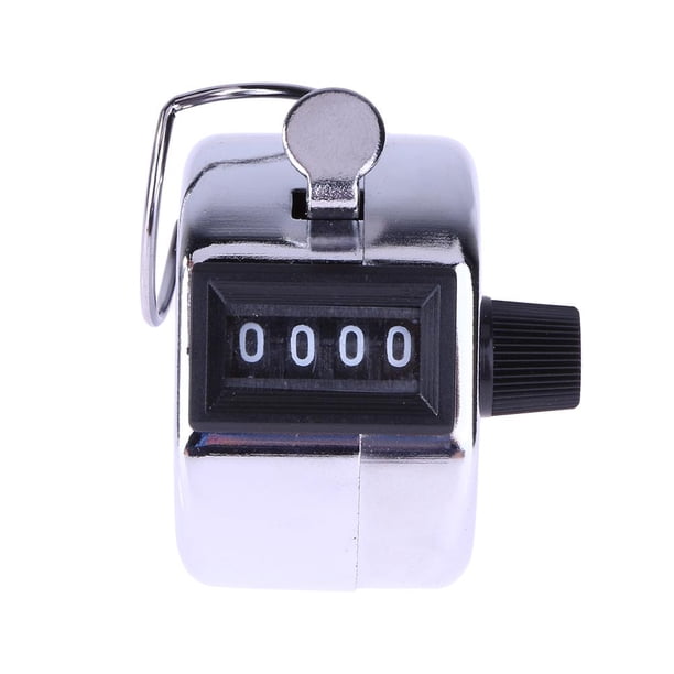 Contador manual digital Número de 4 dígitos Conteo manual Golf Clicker Hugtrwg Para estrenar
