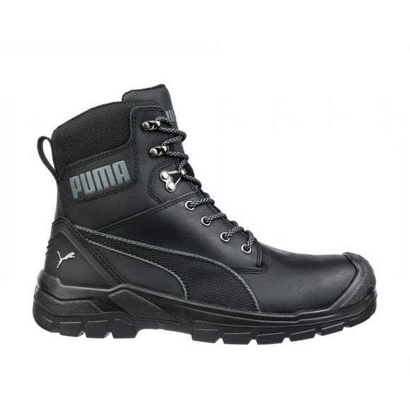 PUMA Safety Men's 7" Conquest CTX High Composite Toe Slip Resistant Waterproof Work Boot Black - 630735