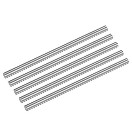 

Uxcell 4.2x80mm(Dia -0/-0.01mm) Round Steel Rod 63-65 HRC HSS Lathe Bar Tool 5Pack
