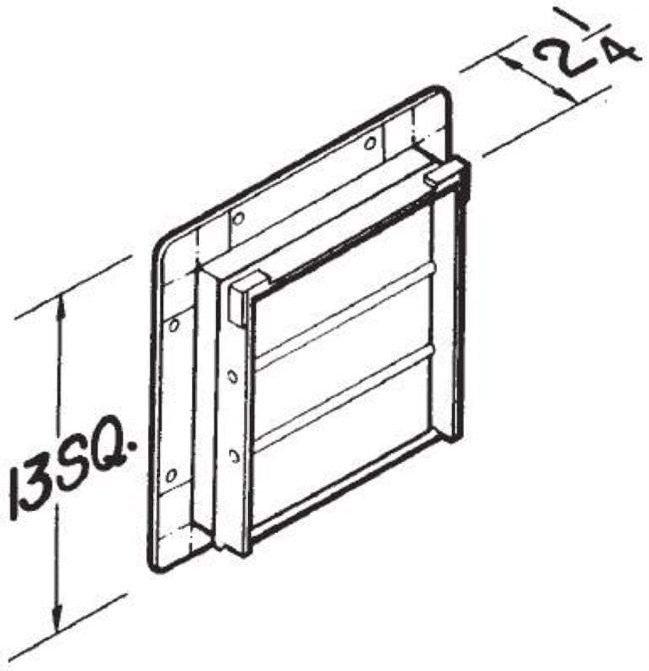 Broan 441 Aluminum Wall Cap with Gravity Damper for 10" Round Duct Aluminum