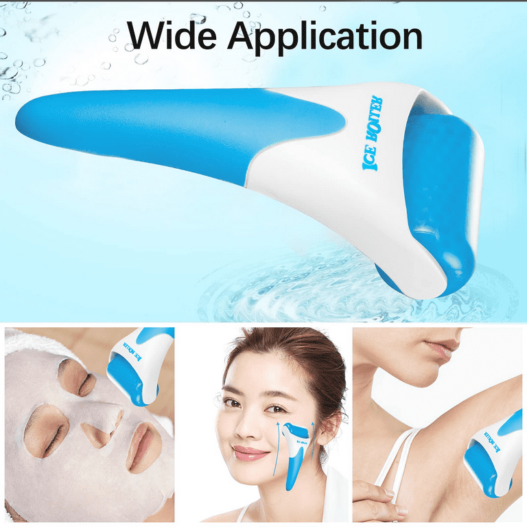 Ice Roller, Ice Roller for Face, Upgrated Ice Face Roller, Cold Facial Ice  Roller Massager for Eye Puffiness, Women's Gifts, Migraine, TMJ Pain Relief