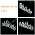 thumbnail image 5 of SEWCHICS 1Set Baroque Crown Headpiece With Zinc Alloy For Women Birthday Party Prom, 5 of 8