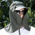 thumbnail image 4 of Newway Sun Hat, Anti-UV Quick Drying Fishing Cap Detachable Baseball Cap Sun Protection Hats For Men Women, 4 of 7