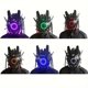 thumbnail image 3 of Isvgxsz Clearance LED Punk Mask for Men, Round Light with Braids Futuristic Techwear Helmet, Halloween Cosplay Fit Party Accessories, 3 of 3