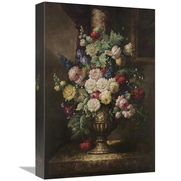 12 x 18 in. Renaissance Floral Art Print - Cho